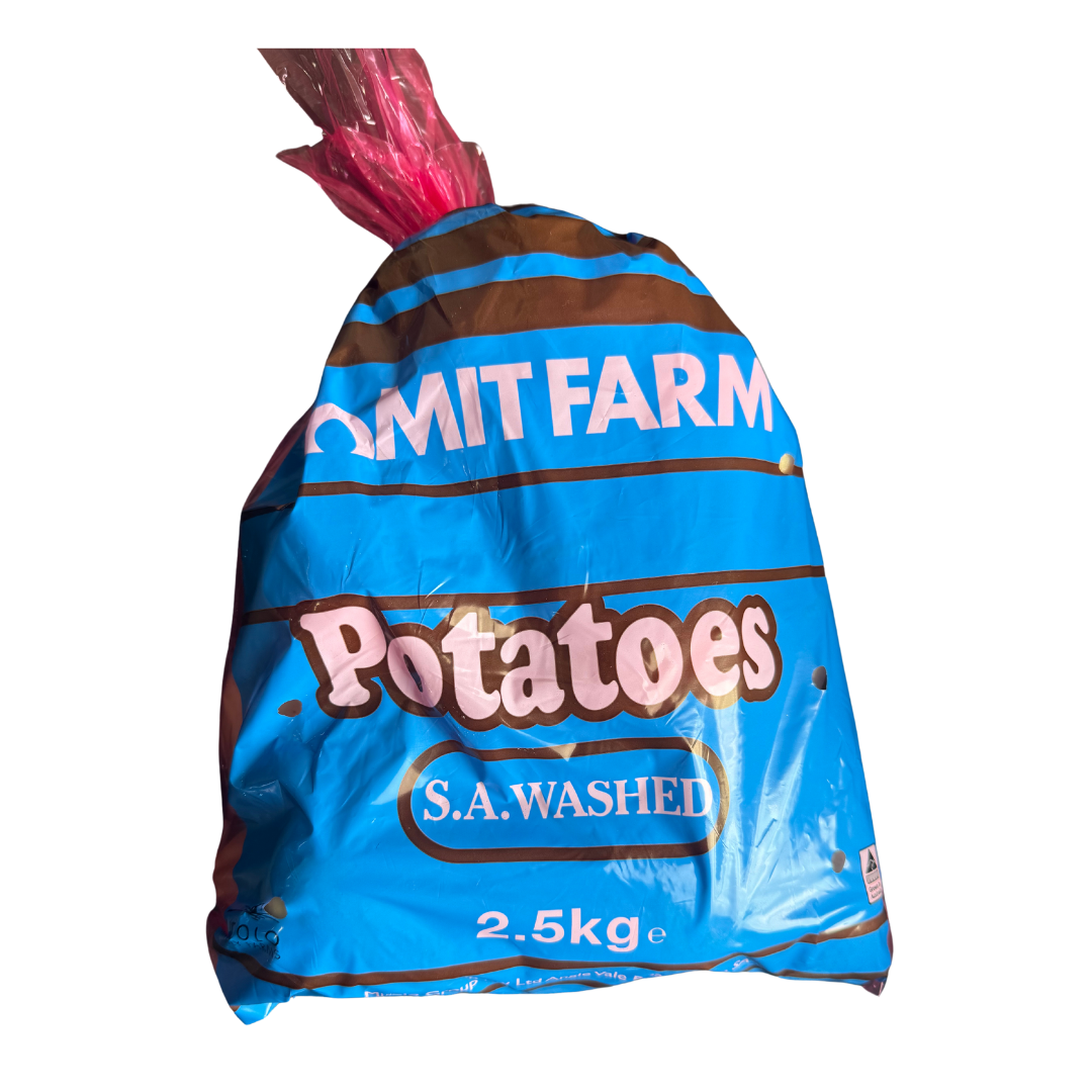 Potato 2.5kg Washed BAG