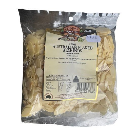 Yummy Almond Flakes 125G
