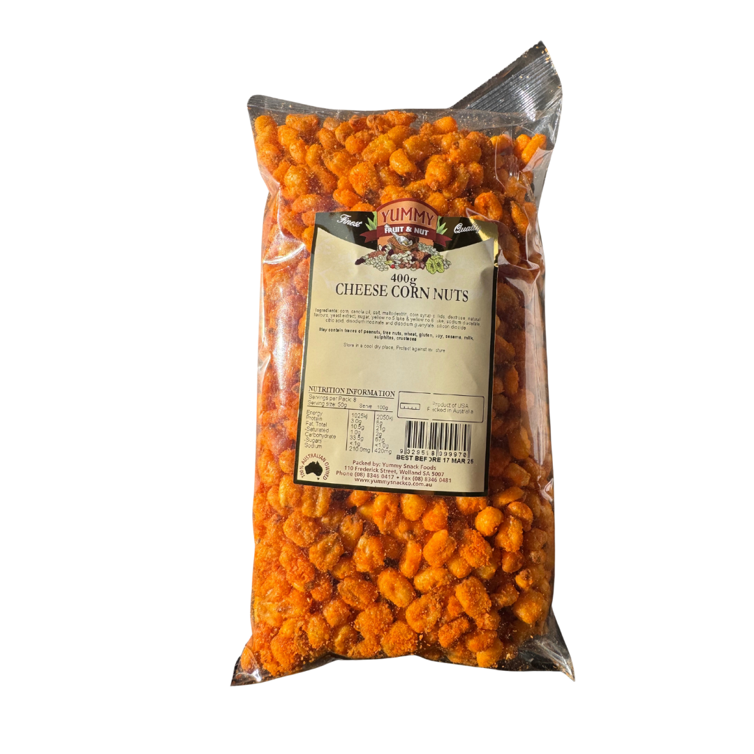 Yummy Cheese Corn Nuts 400g BAG