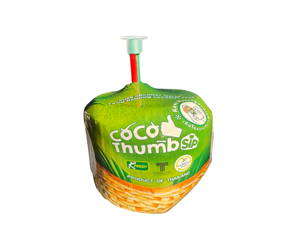 Coconut Drinking with straw