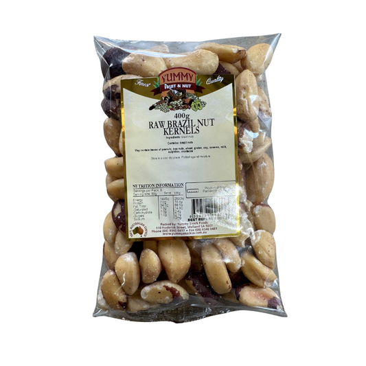 Yummy Raw Brazil Nut Kernels 400G BAG