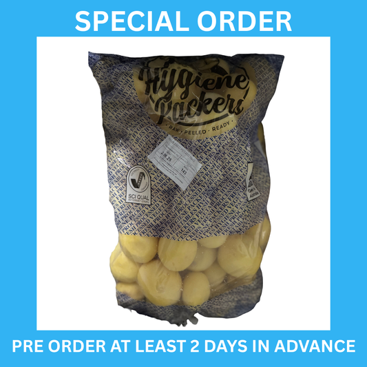 Potatoes Peeled 10kg BAG