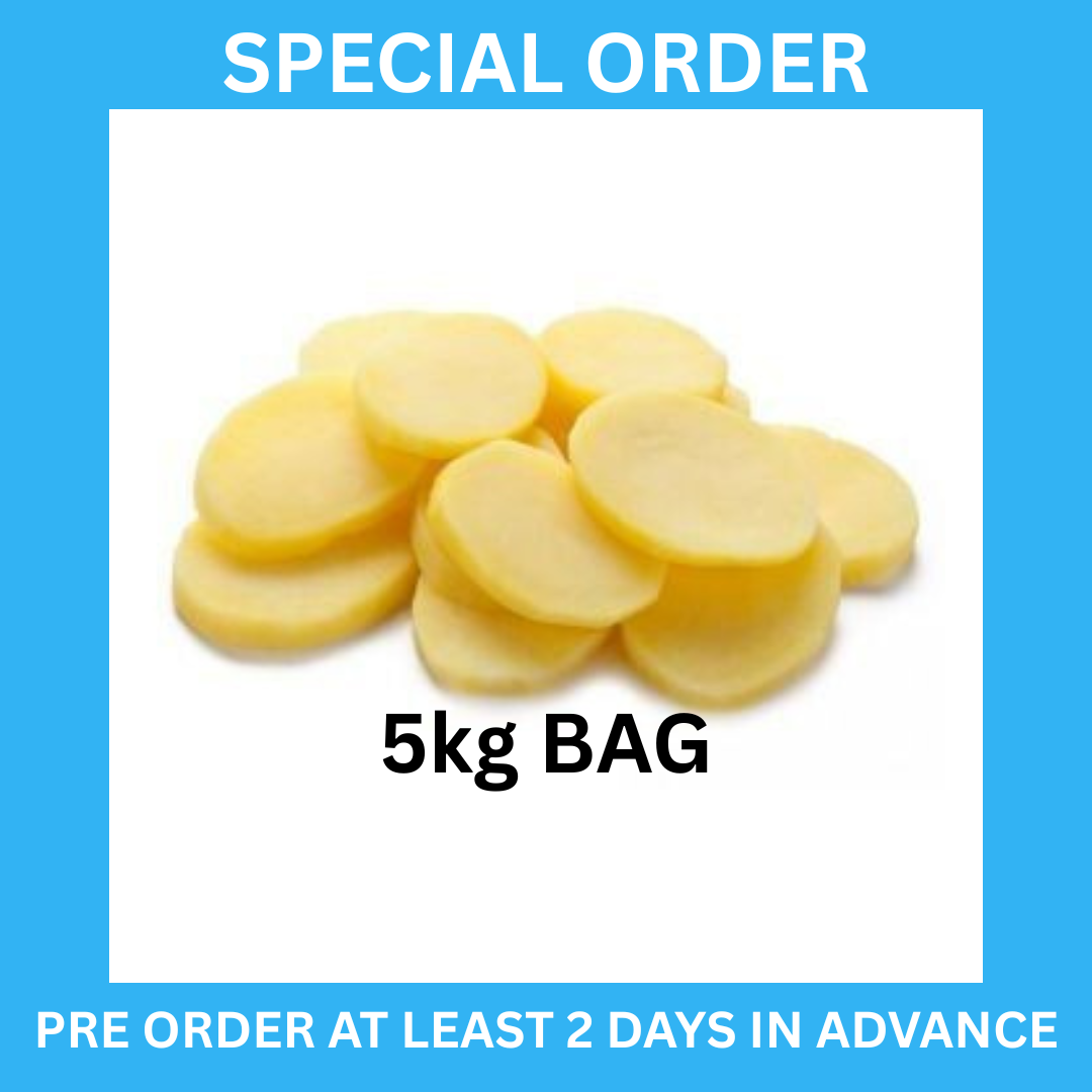 Potatoes Sliced 5kg BAG