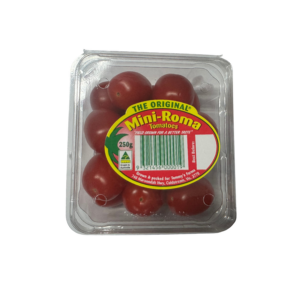 Tomato Mini Roma PUNNET – King Cole Direct Fruit Supply